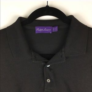 RL Purple Label Black Polo